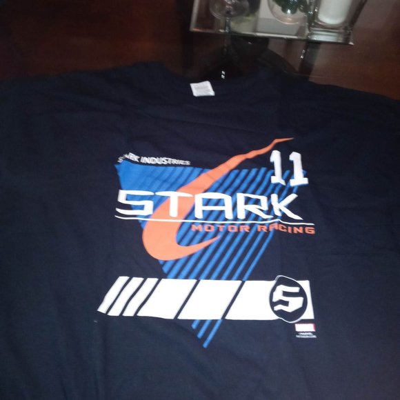 IRONMAN STARK INDUSTRIES STARK MOTOR RACING 11 T SHIRT 3XL NWOT - Picture 1 of 2